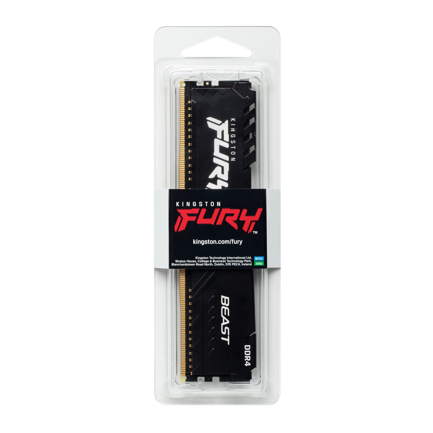 Kingston Technology FURY Beast memory module 16 GB 1 x 16 GB DDR4 3200 MT/s
