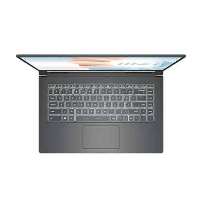 MSI Modern 15 A11MU-653 Intel® Core™ i7 i7-1195G7 Laptop 15.6" Full HD 8 GB DDR4-SDRAM 512 GB SSD Wi-Fi 6 (802.11ax) Windows 10 Home Carbon