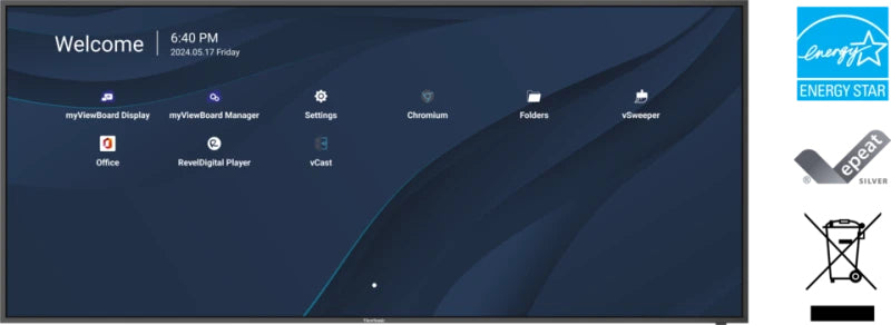 Viewsonic CDE105UW interactive whiteboard 105" 5120 x 2160 pixels Black