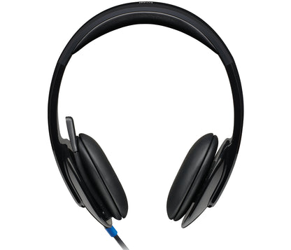Logitech 981-000510 headphones/headset Wired Head-band Office/Call center Black