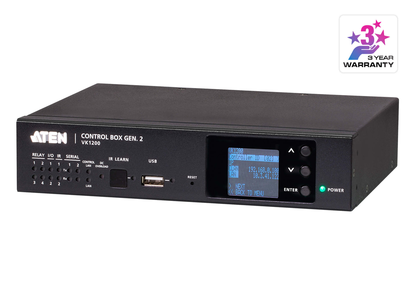 ATEN VK1200 gateway/controller 10, 100, 1000 Mbit/s
