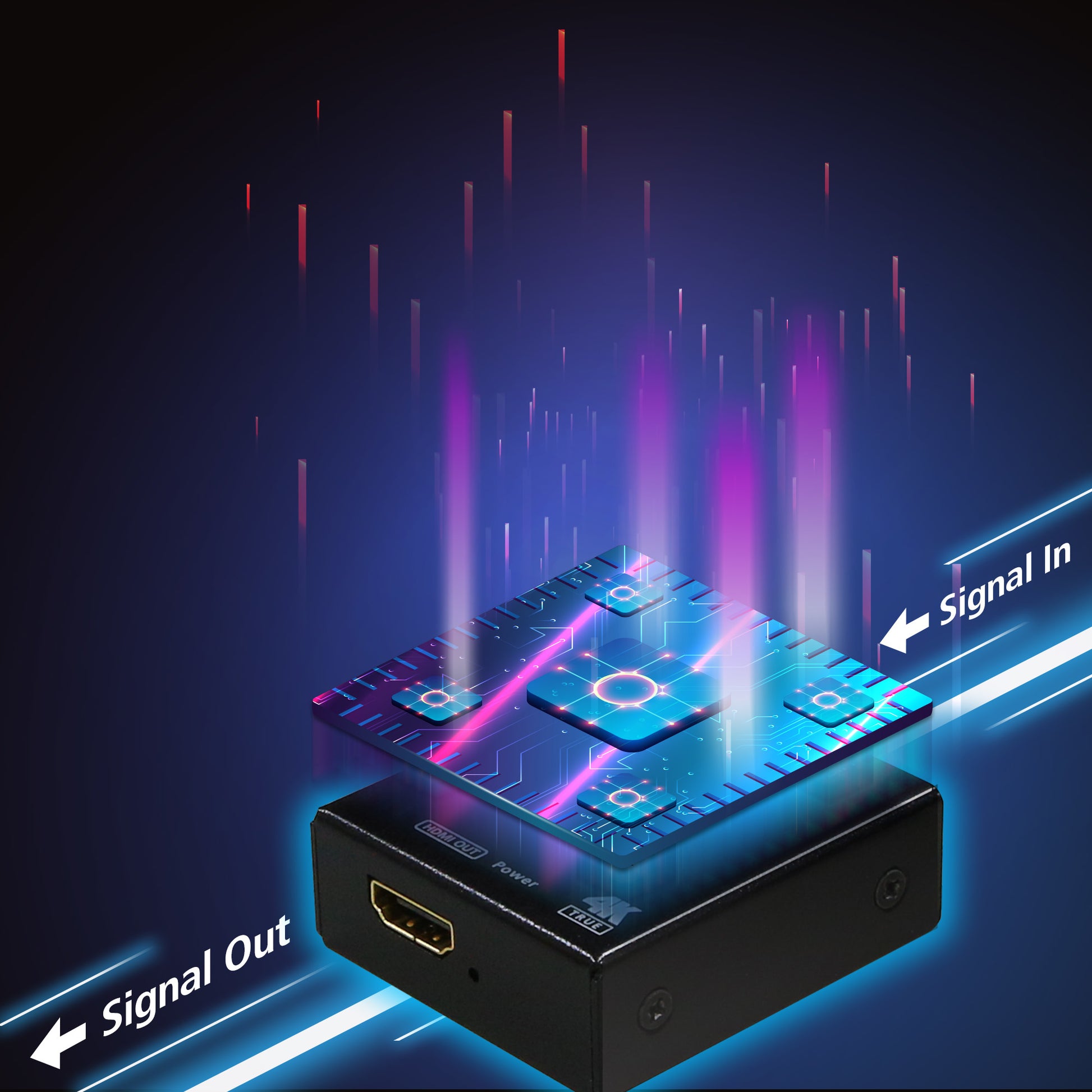 ATEN VB800 AV extender AV transmitter & receiver Black