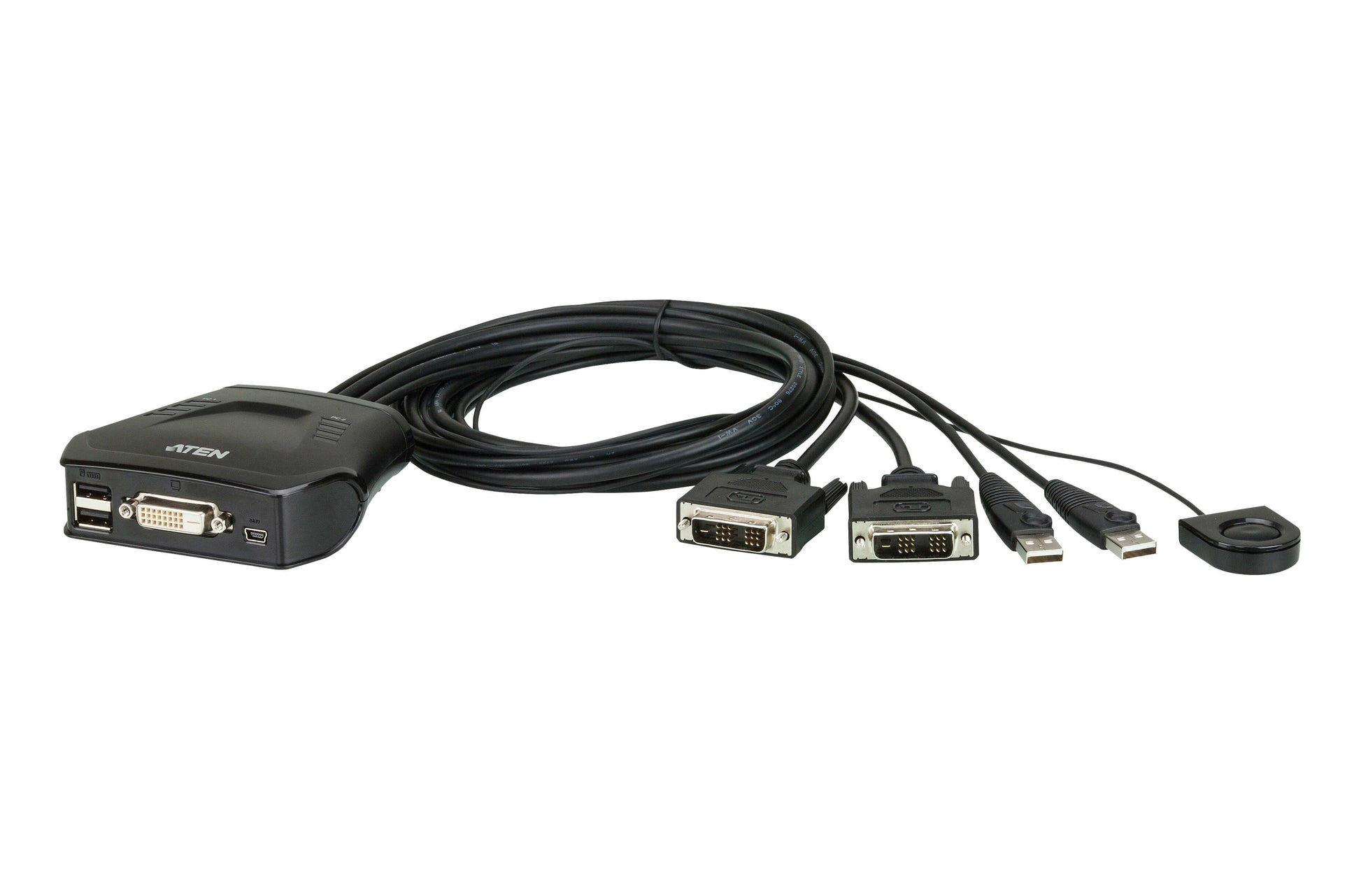 ATEN CS22D KVM switch Black