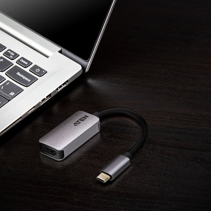 ATEN UC3008A1 video cable adapter 6.06" (0.154 m) USB Type-C HDMI Type A (Standard) Aluminum, Black