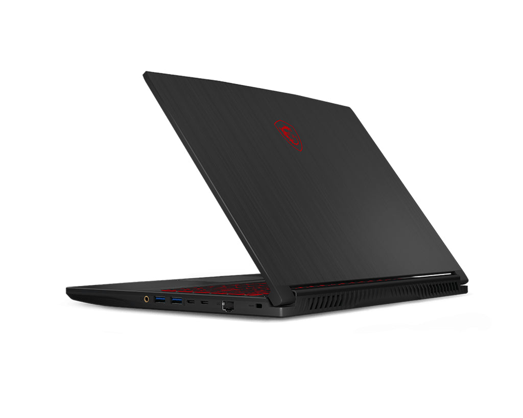 MSI Gaming GF63 11UC-262 Thin Intel® Core™ i7 i7-11800H Laptop 15.6" Full HD 16 GB DDR4-SDRAM 512 GB SSD NVIDIA GeForce RTX 3050 Wi-Fi 6 (802.11ax) Windows 11 Black