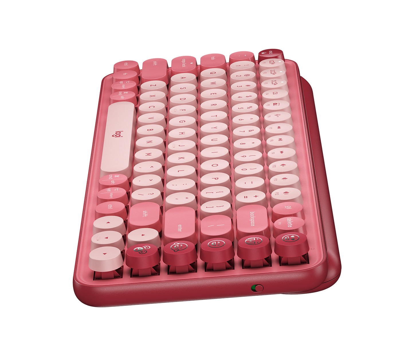 Logitech 920-010709 keyboard Universal Bluetooth English Burgundy, Pink, Rose