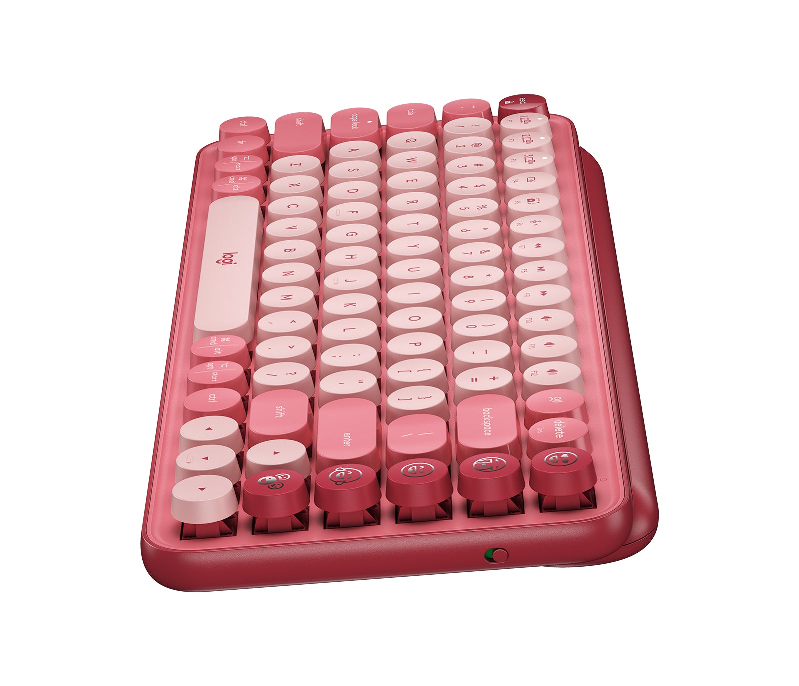 Logitech 920-010709 keyboard Universal Bluetooth English Burgundy, Pink, Rose