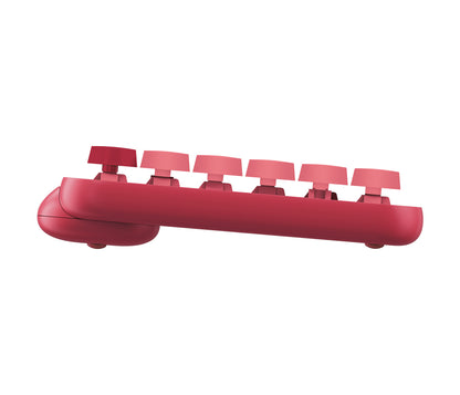 Logitech 920-010709 keyboard Universal Bluetooth English Burgundy, Pink, Rose