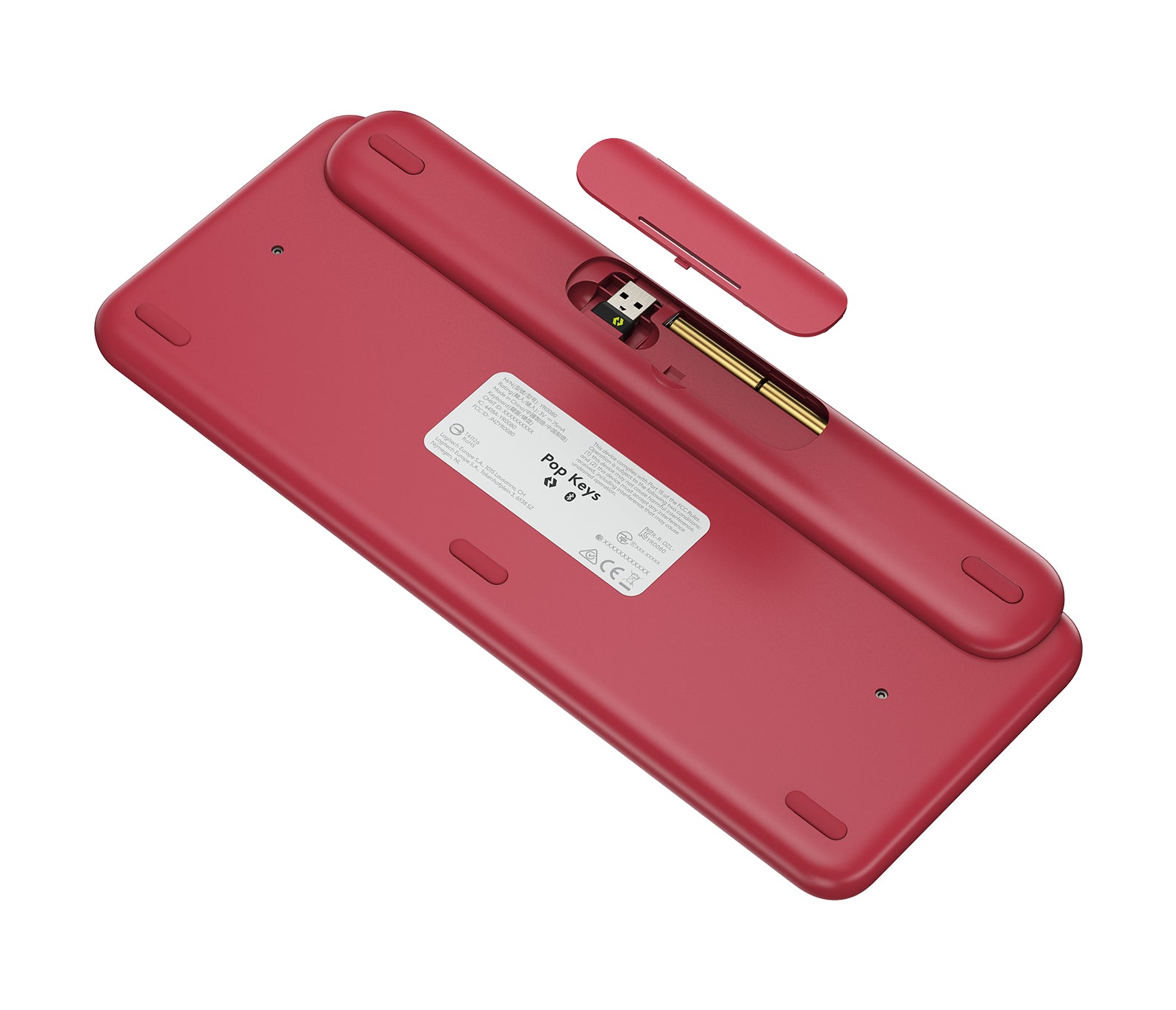 Logitech 920-010709 keyboard Universal Bluetooth English Burgundy, Pink, Rose