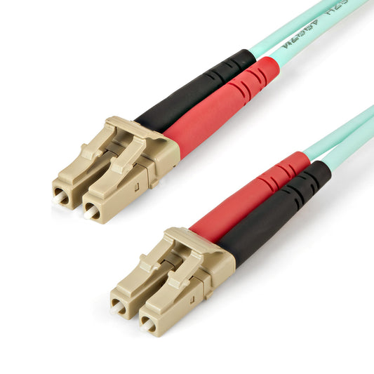 StarTech.com 450FBLCLC2 InfiniBand/fibre optic cable 78.7" (2 m) LC Aqua color