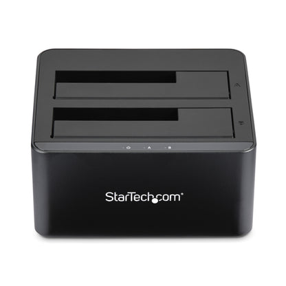 StarTech.com SDOCK2U33V storage drive docking station USB 3.2 Gen 1 (3.1 Gen 1) Type-B Black