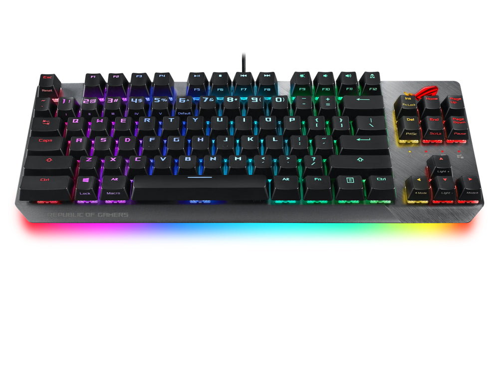 ASUS ROG Strix Scope NX TKL keyboard Gaming USB QWERTY Black, Gray
