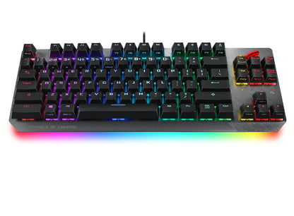 ASUS ROG Strix Scope NX TKL keyboard Gaming USB QWERTY Black, Gray