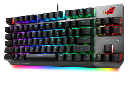 ASUS ROG Strix Scope NX TKL keyboard Gaming USB QWERTY Black, Gray