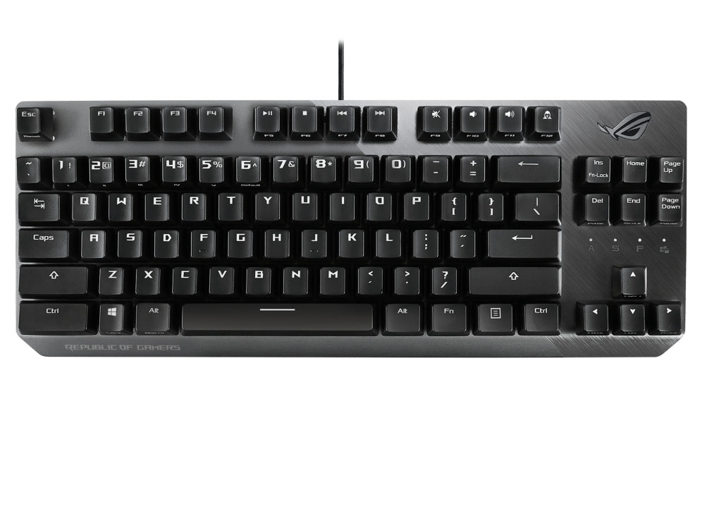ASUS ROG Strix Scope NX TKL keyboard Gaming USB QWERTY Black, Gray