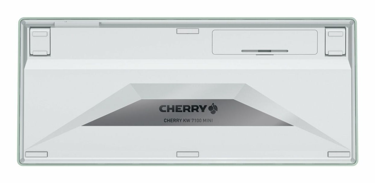 CHERRY KW 7100 MINI BT keyboard Universal Bluetooth QWERTY US English Light Green, White