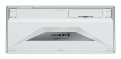 CHERRY KW 7100 MINI BT keyboard Universal Bluetooth QWERTY US English Light Green, White