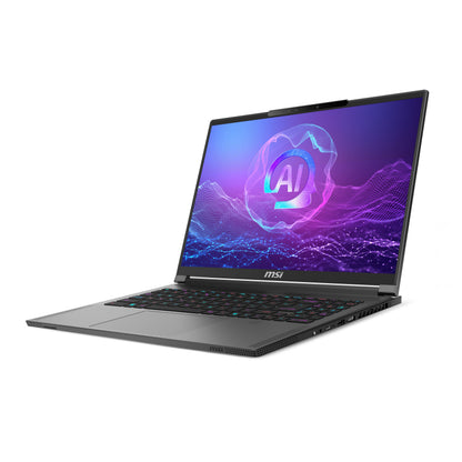 MSI Creator A16 AI+ A3HVFG-038US AMD Ryzen AI 9 HX 365 Laptop 16" Quad HD+ 32 GB LPDDR5x-SDRAM 1 TB SSD NVIDIA GeForce RTX 4060 Wi-Fi 7 (802.11be) Windows 11 Pro Gray