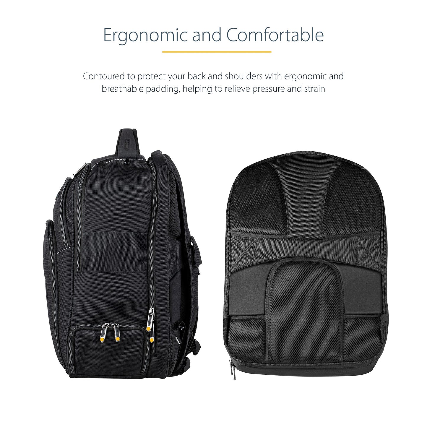 StarTech.com NTBKBAG173 laptop case 17.3" Backpack Black