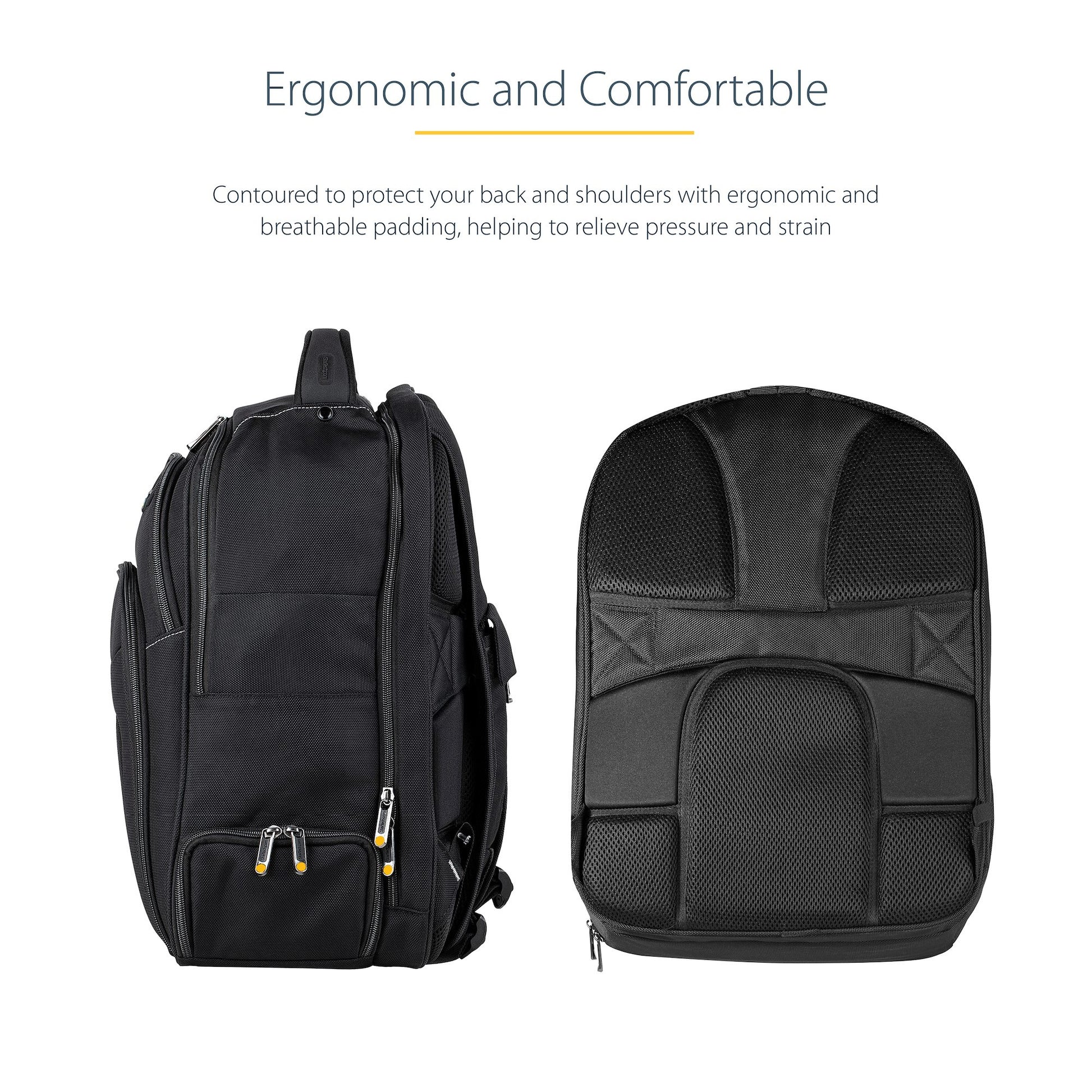 StarTech.com NTBKBAG173 laptop case 17.3" Backpack Black