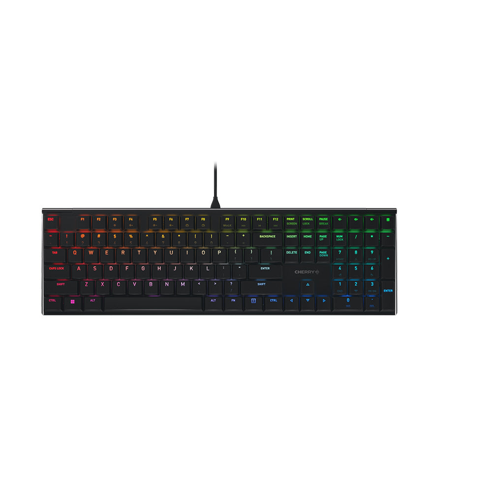 CHERRY MX 10.0N keyboard Universal USB QWERTY US English Black