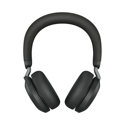 Jabra Evolve2 75 Headset Wired & Wireless Head-band Calls/Music USB Type-C Bluetooth Charging stand Black