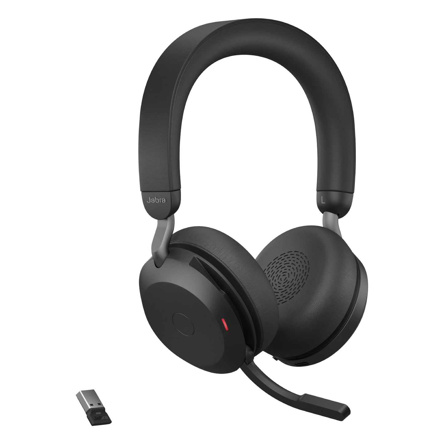 Jabra Evolve2 75 Headset Wired & Wireless Head-band Office/Call center Bluetooth Charging stand Black