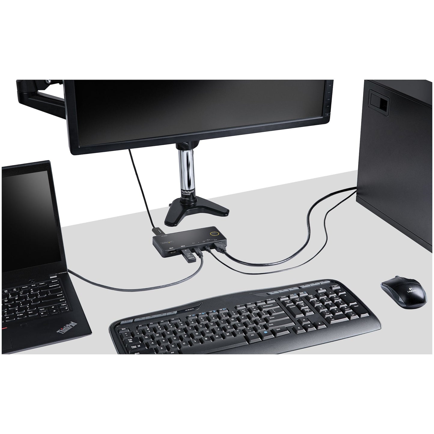 StarTech.com SV221HUC4K KVM switch Black