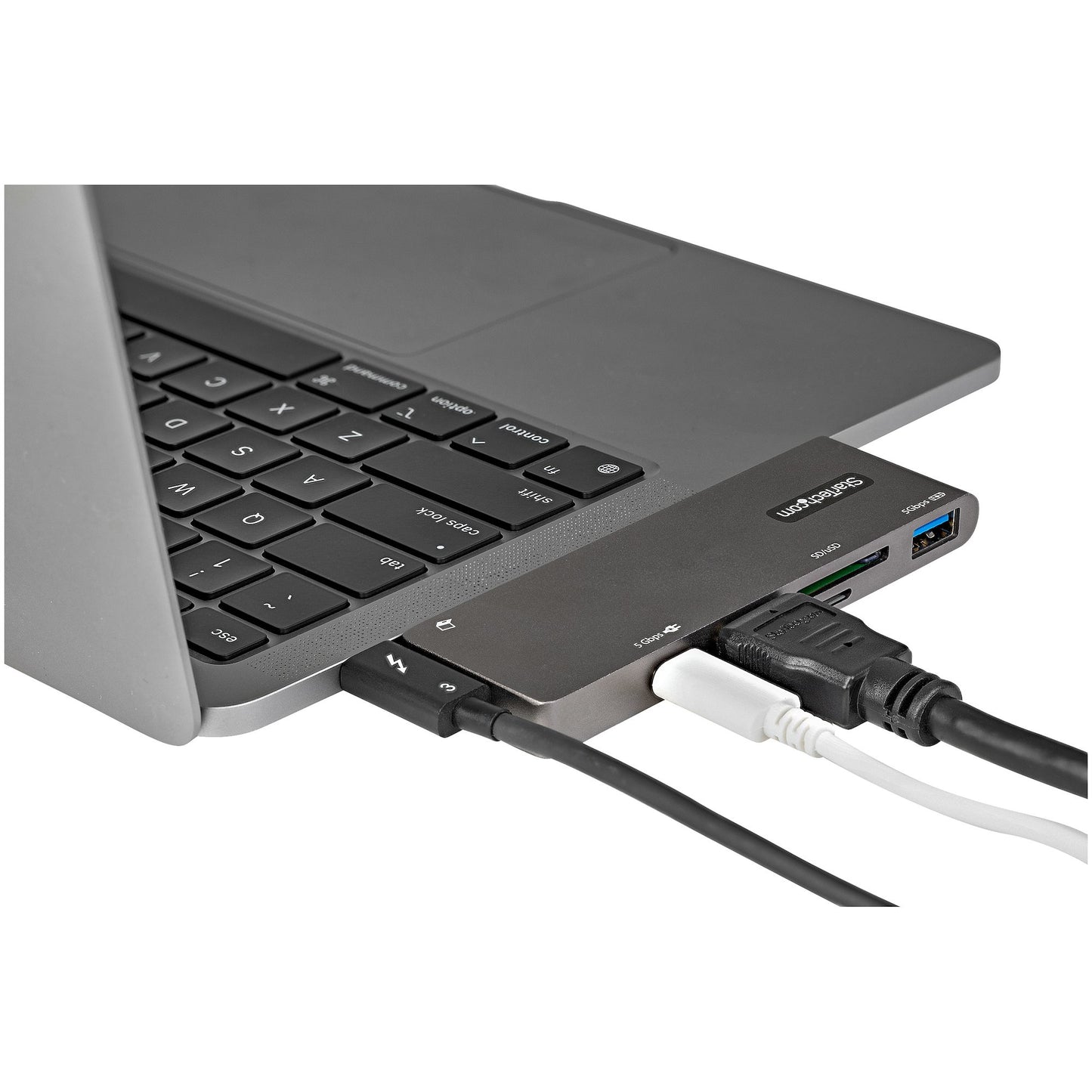 StarTech.com DKT30CMHSDPD laptop dock/port replicator Docking USB 3.2 Gen 1 (3.1 Gen 1) Type-C Black, Gray