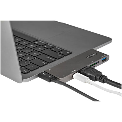 StarTech.com DKT30CMHSDPD laptop dock/port replicator Docking USB 3.2 Gen 1 (3.1 Gen 1) Type-C Black, Gray
