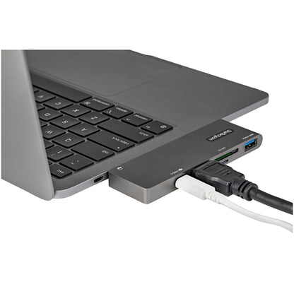 StarTech.com DKT30CMHSDPD laptop dock/port replicator Docking USB 3.2 Gen 1 (3.1 Gen 1) Type-C Black, Gray