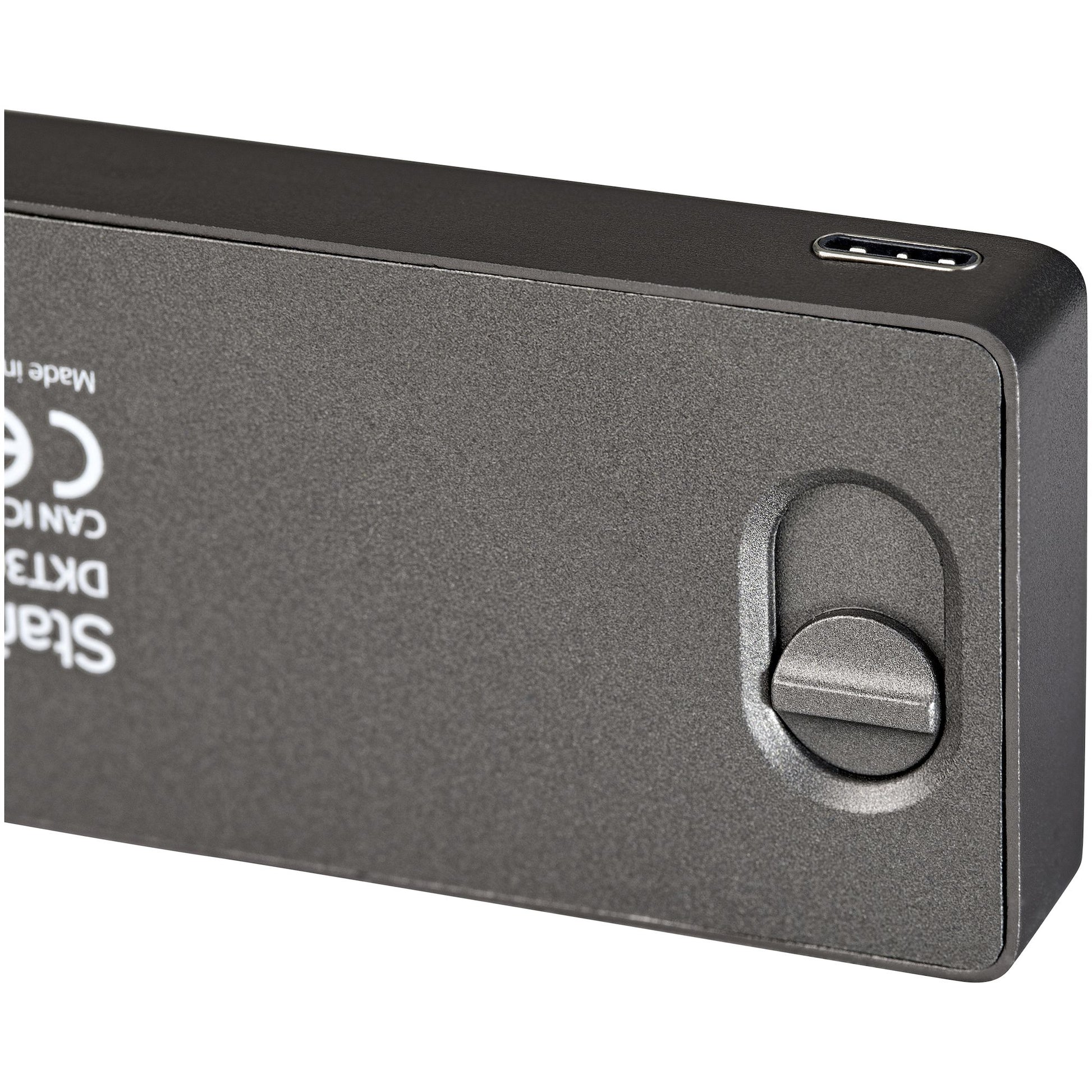 StarTech.com DKT30CMHSDPD laptop dock/port replicator Docking USB 3.2 Gen 1 (3.1 Gen 1) Type-C Black, Gray