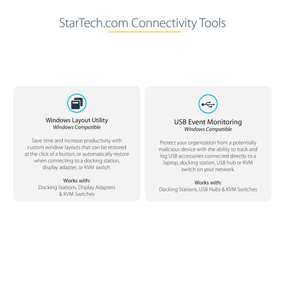 StarTech.com DKT31CHPD3 laptop dock/port replicator Wired USB 3.2 Gen 2 (3.1 Gen 2) Type-C Gray