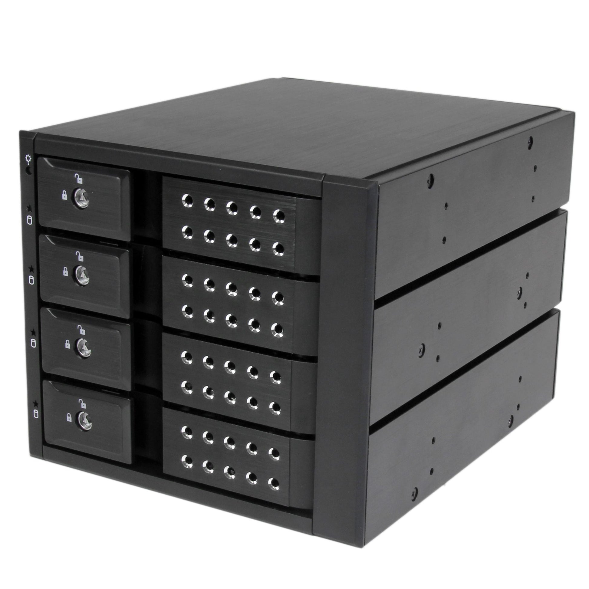 StarTech.com HSB4SATSASBA drive bay panel Black