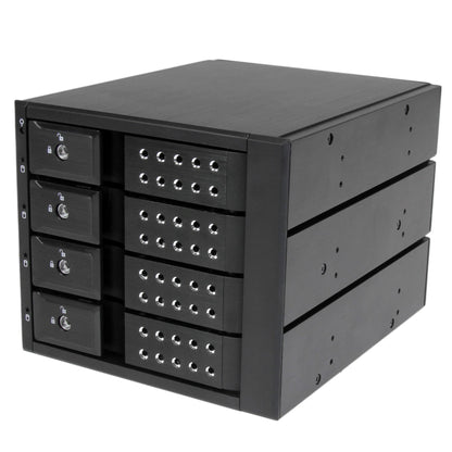 StarTech.com HSB4SATSASBA drive bay panel Black