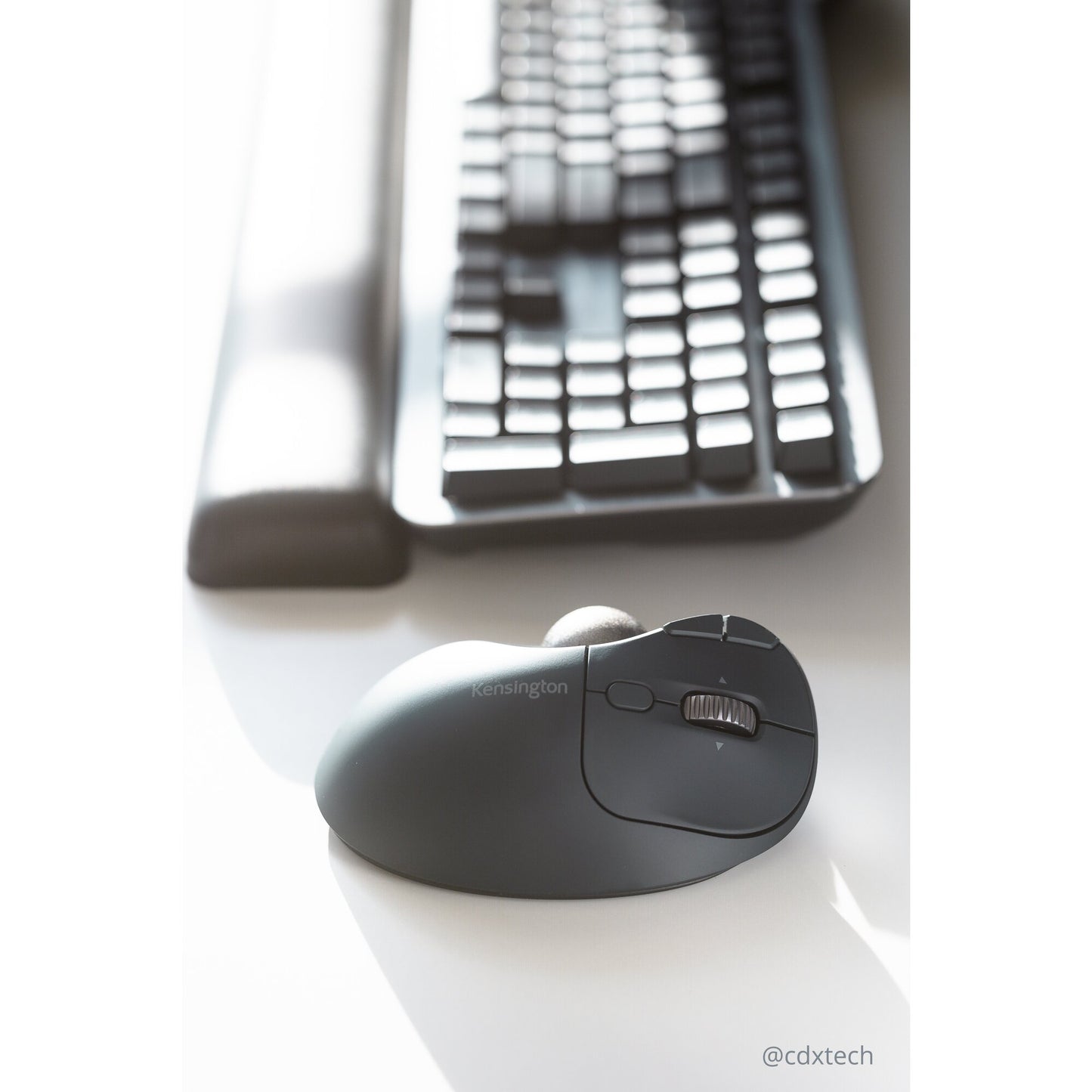 Kensington Pro Fit Ergo TB550 mouse Office Right-hand RF Wireless + Bluetooth Trackball 1600 DPI