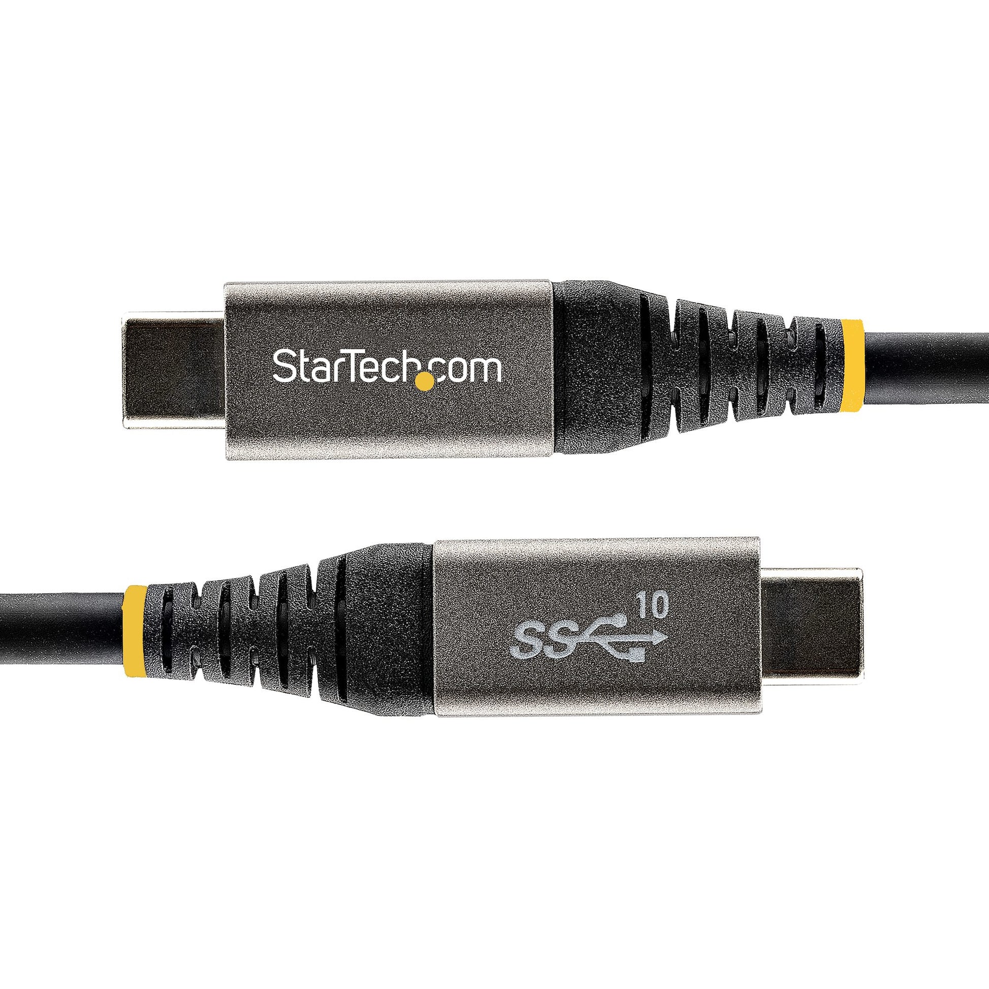 StarTech.com USB31CCV1M USB cable USB 3.2 Gen 2 (3.1 Gen 2) 39.4" (1 m) USB C Black, Gray