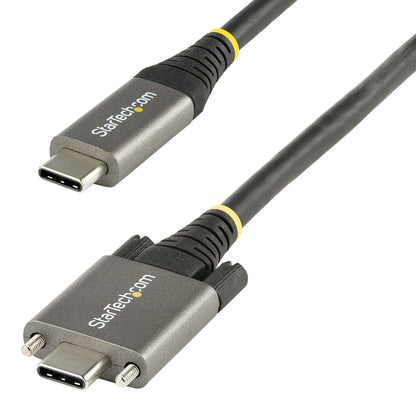StarTech.com USB31CCSLKV50CM USB cable USB 3.2 Gen 2 (3.1 Gen 2) 19.7" (0.5 m) USB C Gray, Black