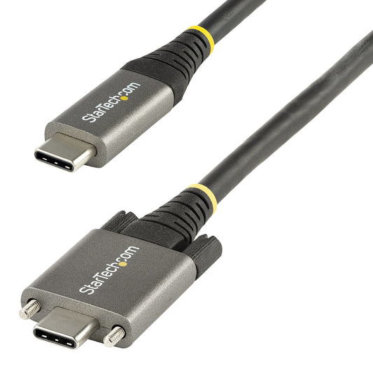 StarTech.com USB31CCSLKV1M USB cable USB 3.2 Gen 2 (3.1 Gen 2) 39.4" (1 m) USB C Black, Gray