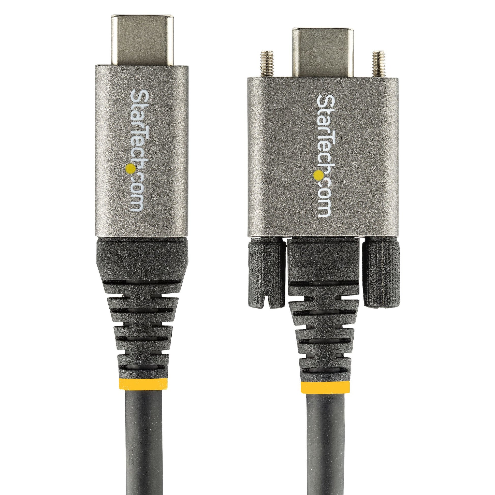 StarTech.com USB31CCSLKV50CM USB cable USB 3.2 Gen 2 (3.1 Gen 2) 19.7" (0.5 m) USB C Gray, Black