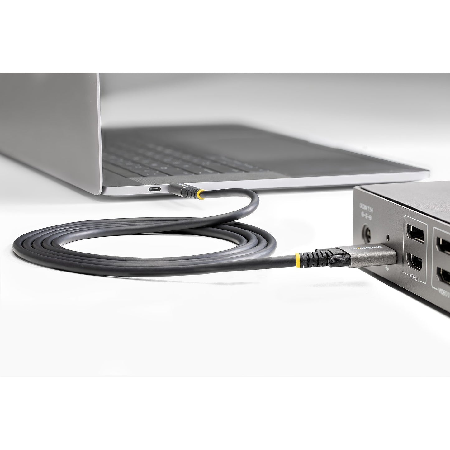 StarTech.com USB31CCSLKV50CM USB cable USB 3.2 Gen 2 (3.1 Gen 2) 19.7" (0.5 m) USB C Gray, Black
