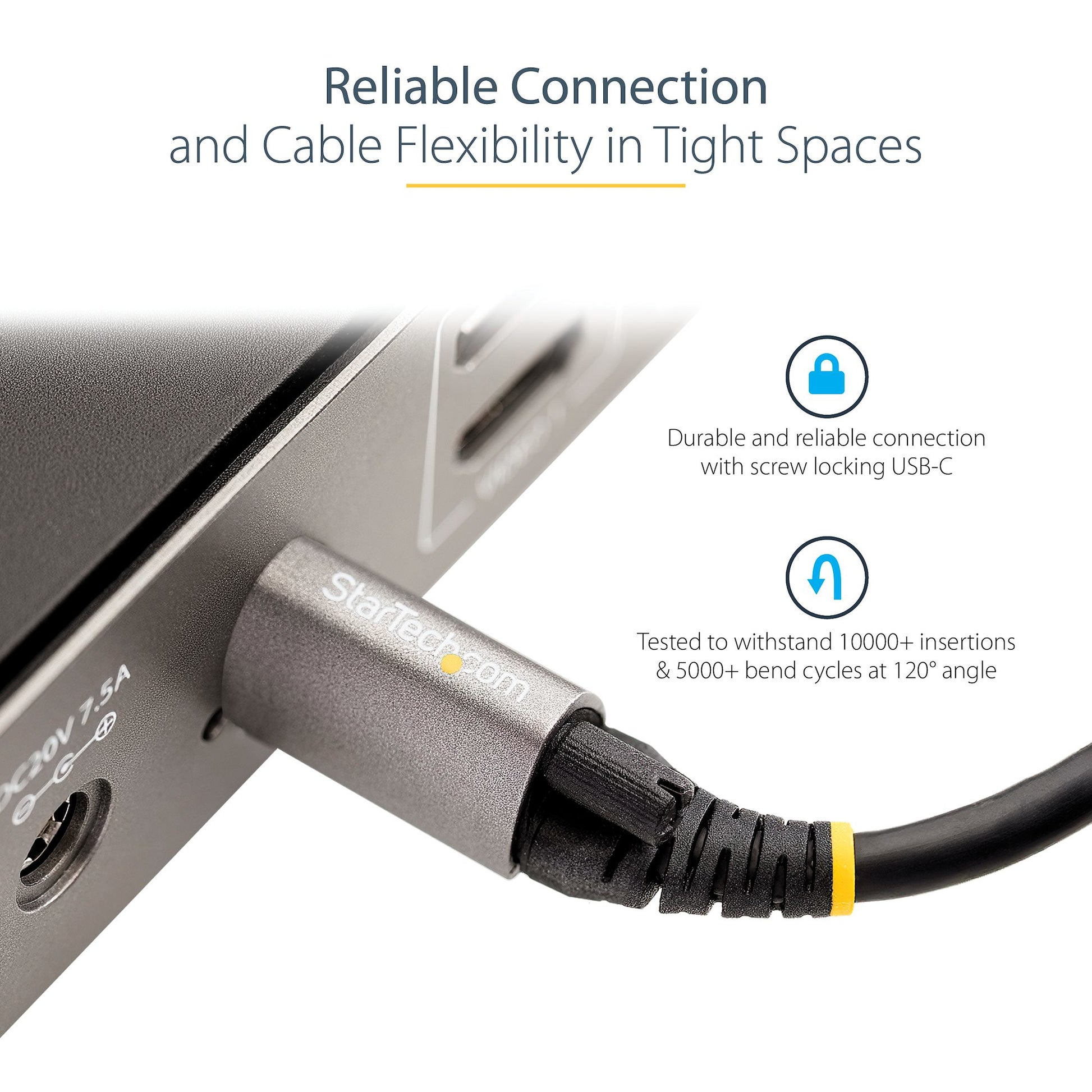 StarTech.com USB31CCTLKV1M USB cable USB 3.2 Gen 2 (3.1 Gen 2) 39.4" (1 m) USB C Black, Gray