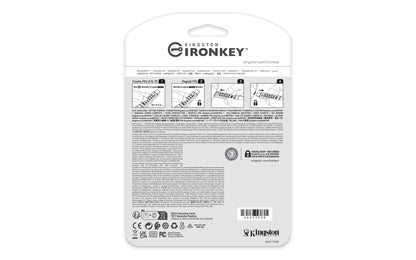 Kingston Technology IronKey Keypad 200 USB flash drive 512 GB USB Type-C 3.2 Gen 1 (3.1 Gen 1) Blue