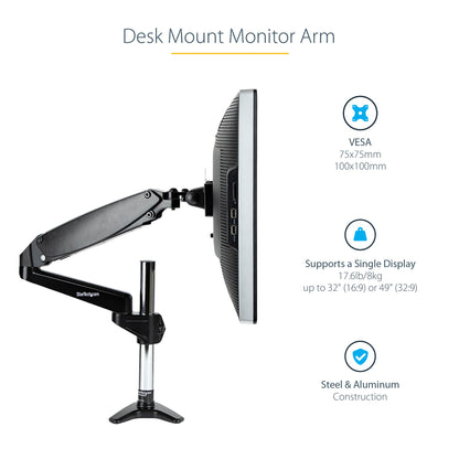 StarTech.com ARMPIVOTE2 monitor mount / stand 49" Desk Black