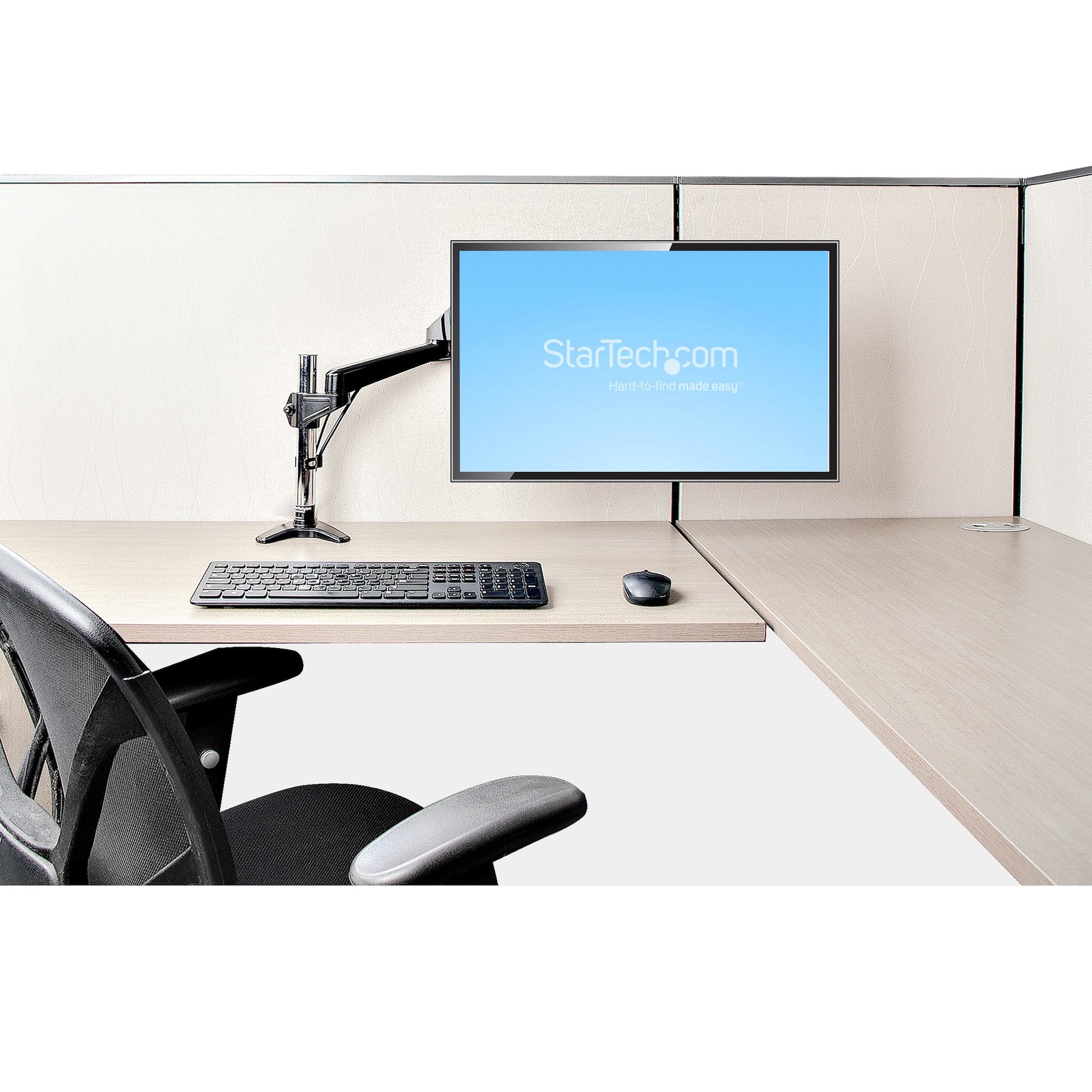 StarTech.com ARMPIVOTE2 monitor mount / stand 49" Desk Black