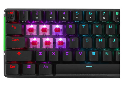 ASUS ROG Falchion NX keyboard Gaming RF Wireless + USB QWERTY US English Black, Gray