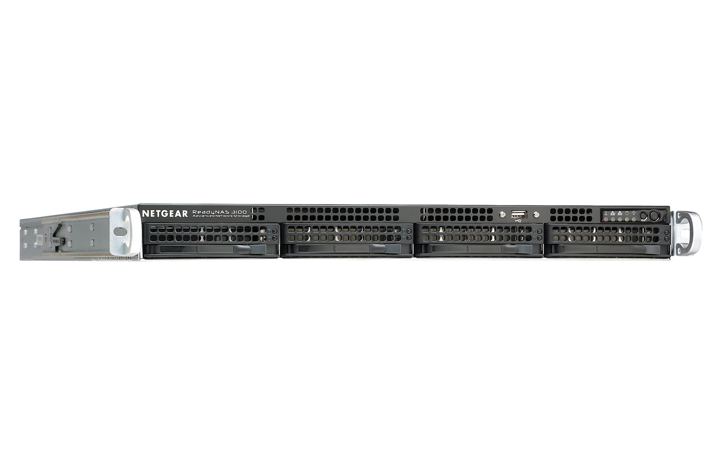 NETGEAR ReadyNAS 3100 Rack (1U) 2 GB 12 TB Black