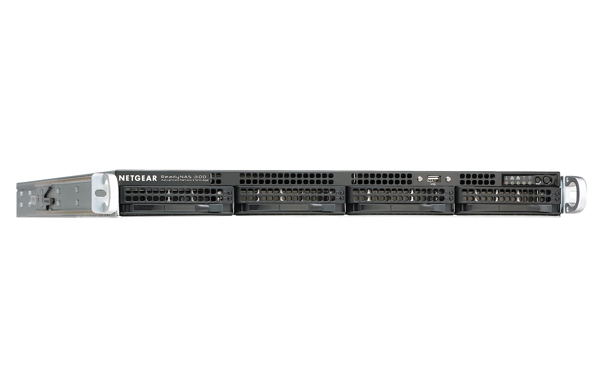 NETGEAR ReadyNAS 3100 Rack (1U) 2 GB 12 TB Black