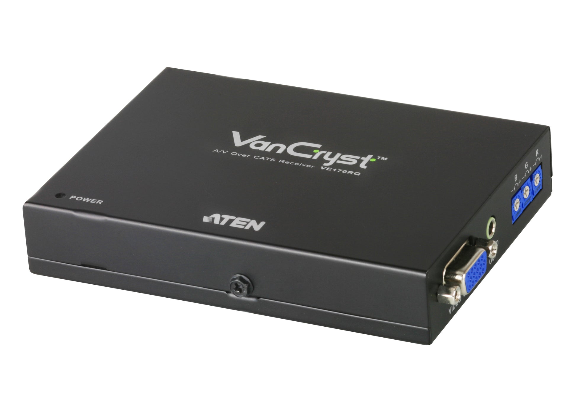 ATEN VE170RQ AV extender AV receiver Black