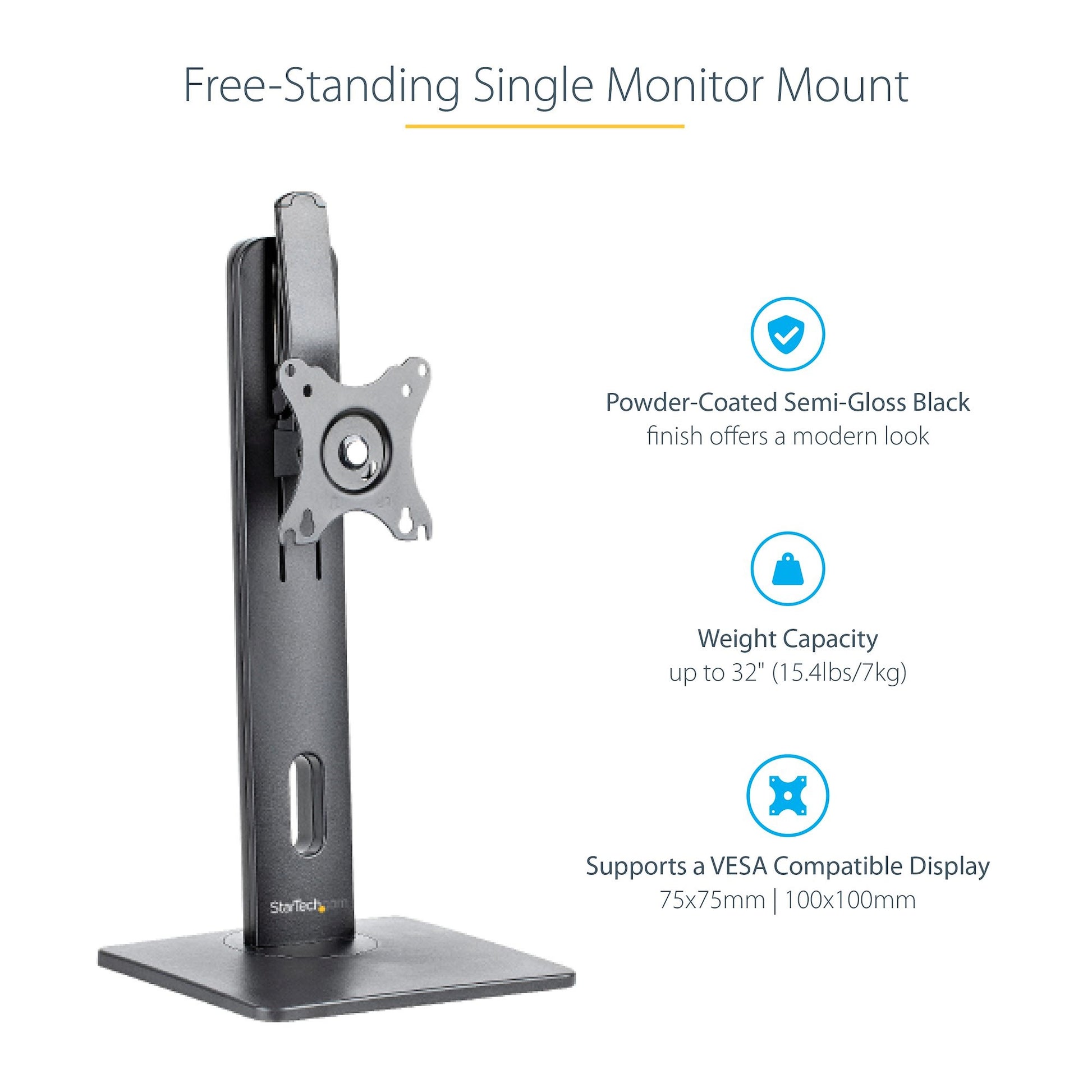 StarTech.com FPPNEUSTND monitor mount / stand 34" Desk Black